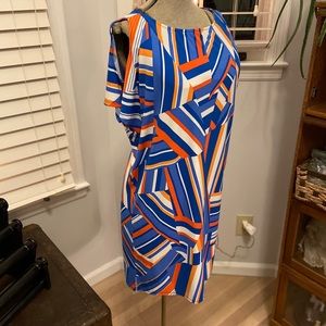 NWOT London Times Cold Shoulder Sheath Dress 8